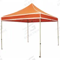 APPROVED VENDOR Canopy Tent: 9 5/8 ft Overall Lg, 11 ft Overall Wd, 11 1/4 ft Overall Ht, Steel (MPN 5DFL9). Key specifications — Brand: APPROVED VENDOR; Frame Color: White; Includes: Roller Bag; Leg Adjustability: Adjustable Legs; Panel Color: High-Visibility Orange; Panel Material: Polyester.