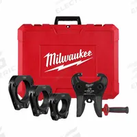 MILWAUKEE Press Ring Kit: 2 1/2 to 4 in Pipe, 304 Stainless Steel/316 Stainless Steel/Black Iron (MPN 49-16-2698X). Key specifications — attr518794: 2-1/2 to 4 in; attr518793: Black Iron; attr518792: Apollo; attr553578: X6 Ring Jaw for M18™ FORCE LOGIC™ Long Throw Press Tool (49-16 2659X6); attr518791: MILWAUKEE.