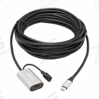 EATON TRIPP LITE Usb Cable: Type C End 1, Type C End 2, Black, 16.4 ft Lg, Extension USB Cable (MPN U330-05M-C2C). Key specifications — End 1 Connection Type: Type C; Color: Black; Brand: EATON TRIPP LITE; Jacket Material: LDPE; PVC; End 2 Connection Type: Type C.