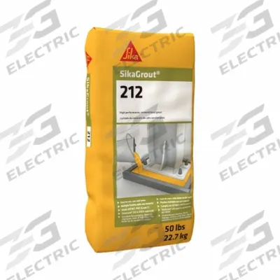 SIKA Grout: SikaGrout 212, 50 lb Container Size, Bag, 28 day Full Cure Time
