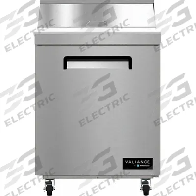VALIANCE BY HOSHIZAKI Refrigerator: 6.3 cu ft, 40 3/4 in Ht, 30 1/8 in Dp - Worktop Refrigerators