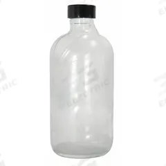 QORPAK Sampling Bottle: 240 mL, Colorless, 24-400, Phenolic, 108, Polyethylene/PTFE, Type III (MPN GLC-02213). Key specifications — Body Color: Colorless; Pre-Cleaned: None; Body Material: Soda Lime Glass; Brand: QORPAK; Screw Closure Size: 24-400; Graduated: No; USP Specification: Type III; Closure Attached: Attached.