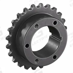 TSUBAKI Sprocket: For 60 Chain, 24 Teeth, 5.984 in Pitch Dia, 6.147 in Outside Dia, Steel (MPN 60Q24). Key specifications — Brand: TSUBAKI; Required Bushing Series: Q1.