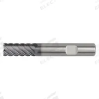 WIDIA HANITA Corner Radius End Mill: Carbide, AlTiN Coated, 6 Flute, 12 mm Mill Dia, 26 mm LOC (MPN D51812005W)