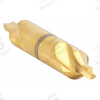KEO Center Drill: Plain Type, #9, 60°, 3 5/8 in Overall Lg, TiN Coated High Speed Steel (MPN 906-000-181). Key specifications — Brand: KEO; End Type: Double End.