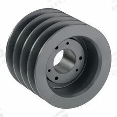 APPROVED VENDOR V-Belt Pulley: C56, 4 Groove, 6 in OD, Bushed Bore, SD, For C/CX Belt Section (MPN 4C56SD). Key specifications — attr1318293: C56; attr1318301: 5.6 in (C); attr1318291: C or CX.