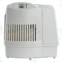 Portable Humidifier: Evaporation, 8.1 gal Daily Humidification Output, Cool, Console Housing, Bottle (MPN MA0800). Key specifications — Brand: AIRCARE.