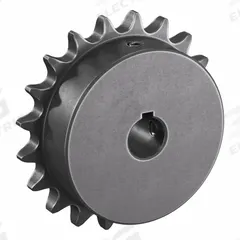 TSUBAKI Single Strand Sprocket: 41, For 1/2 in Chain Pitch, 5/8 in Bore Dia, 20 Teeth, Steel (MPN 41B20F-5/8). Key specifications — Brand: TSUBAKI.