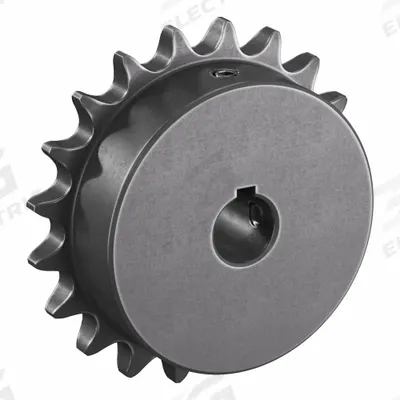 TSUBAKI Single Strand Sprocket: 41, For 1/2 in Chain Pitch, 5/8 in Bore Dia, 20 Teeth - Size 41 Fixed-Bore Roller Chain Sprockets
