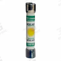 Solar Fuse: SPXC Series, Fast-Acting, 4 A, 1,500 V DC (MPN SPXC004). Key specifications — Series: SPXC; Brand: LITTELFUSE.