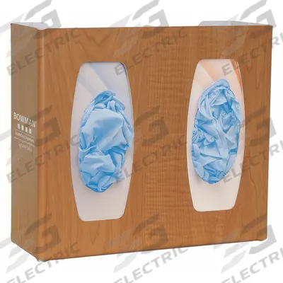 BOWMAN DISPENSERS Glove Dispenser: ABS, 11 3/8 in Overall Wd, 10 1/8 in Overall Ht - Decorative Wall-Mount Boxed Glove Dispensers