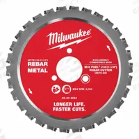 MILWAUKEE Circular Saw Blade: 1 1/4 in Dia, 30 Teeth, 0.065 in Cutting Wd, 1 3/32 in Arbor Size (MPN 48-40-4065). Key specifications — attr114307: Carbide.