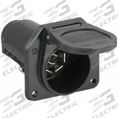 HOPKINS TOWING SOLUTIONS T-Connector: 7-Way, PVC, 14 ga_16 ga Wire Gauge, RV and Industrial Trailers (MPN 48485)