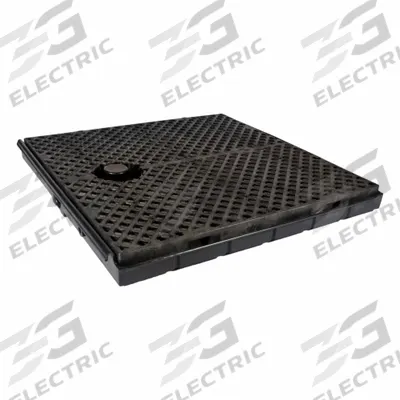 ULTRATECH Center Track Pan: Center Track Pan, 53 1/2 in x 53 1/2 in x 6 in, 1 Grates - Railroad Track Pellet Pans