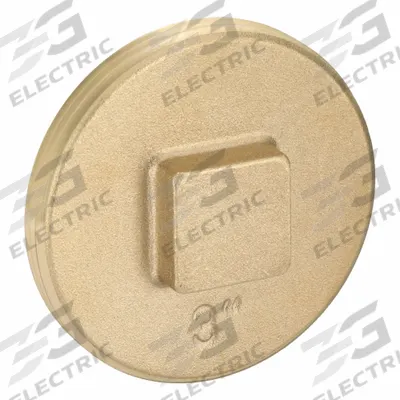 OATEY Plug: Plug, 3 in Fitting Pipe Size, NPT Threaded, Brass, 10 psi - Drainage Brass Pipe Fittings
