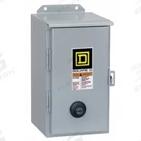 SQUARE D Magnetic Motor Starter: Non-Reversing, 3 Poles, NEMA Size 3, 90 A, 120V AC Coil (MPN 8536SEA1V02S). Key specifications — Brand: SQUARE D; Coil Voltage: 110/120V AC; Phase: Three; Operator: None; Terminal Connection Type: Screw Clamp Terminals; Includes Pilot Light: No; Operator Controls: None; Auxiliary Contacts Included: No Auxiliary Contacts Included.