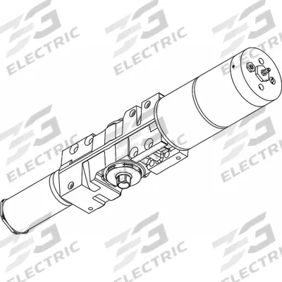 LCN Door Operator Cylinder: Aluminum (MPN 4631-3971 AL) - Replacement Parts for Door Operators