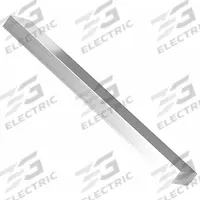 SECURITRON Stop Filler Plate: 8 in Lg, 1/2 in Wd, 1 1/4 in Ht (MPN SFP-1/2CL-8). Key specifications — Product Type: Filler Plates; Compatible with Manufacturer Model Number: M68; Material: Aluminum; Brand: SECURITRON.