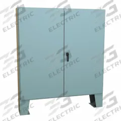 HAMMOND Electrical Enclosure: Steel, 72 in x 72 in x 13 in, NEMA 12, w/Panel, Solid Cover, Hinged (MPN 1422F12F). Key specifications — Brand: HAMMOND; Closure Method: Handle; Knockouts: Not Included.