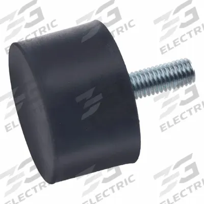 JW WINCO Vibration-Isolating Mount: Cylindrical, Natural Rubber - Male x Non-Threaded Vibration-Isolating Mounts