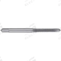 CHICAGO-LATROBE Straight Flute Tap: #4-40 UNC, H1 / 2B, 2 Flute, Plug Chamfer, High Speed Steel (MPN 330021)