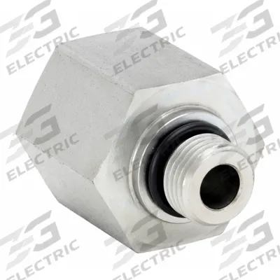 PARKER Metal Pipe Straight: Straight, Steel, 3/8 in x 1/2 in - Hydraulic Threaded Extreme-Pressure Pipe Fittings