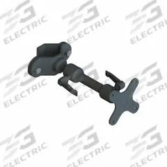 GAMBER-JOHNSON Device Mount: Device Mount, Forklifts, Black, 3 7/8 in Overall Ht (MPN 7160-1531-01). Key specifications — Product Type: Device Mount; Color: Black; Includes: 6 in Medium Dog-Bone; Features: Small Form Factor to Secure Light Weight Devices upto 4 lb in a Material Handling Shock Environment; Compatible Vehicle Type: Forklifts.