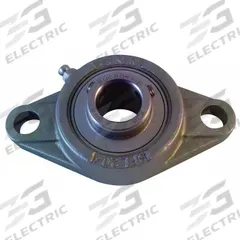 NTN 2 Bolt Flange Bearing: Radial Ball, 1 7/16 in Bore, SS, Set Screws, 5 13/32 in Lg, 1 3/4 in Wd (MPN SUCFL207-23CO). Key specifications — Bore Type: Cylindrical; Brand: NTN; Lubricant Material: FDA/USDA-H1 Solid Grease; Mounting Bolt Size: 5/8 in; System of Measurement: Inch; Included Bearing Cap: Open Cap.