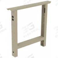 TENNSCO Adjustable Straight Leg: Adj Ht, Leg Extender, 3 in Overall Wd, 30 in Overall Dp, Steel (MPN AL-3230 SAND). Key specifications — Brand: TENNSCO; Material: Steel; Includes Mounting Hardware: No.