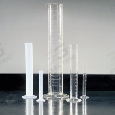 APPROVED VENDOR Graduated Cylinder Kit: Polymethylpentene, 1 L_50 mL_100 mL_250 mL_500 mL - Plastic Graduated Cylinder Sets