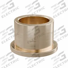 Flanged Sleeve Bearing: Bronze, SAE 841, 10 mm Bore, 13 mm OD, 10 mm Lg, -35°F to 300°F, 10 PK (MPN FFM1013-10B). Key specifications — System of Measurement: Metric; Material Grade: SAE 841; Flange Type: Flanged; Brand: OILITE.