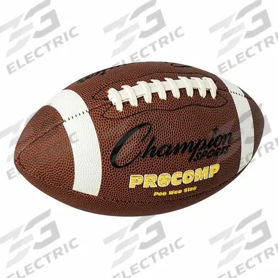 CHAMPION SPORTS Football: Brown, Composite, Pee Wee Size Football - Youth Footballs