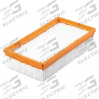 BOSCH Cassette Filter: Bosch, VAC090A/VAC090AH/VAC090S/VAC140A/VAC140AH/VAC140S, HEPA, Dry, Paper (MPN VF130H). Key specifications — Filter Pickup Type: Dry; Filter Material: Paper; Compatible Vacuum Brand: Bosch; Brand: BOSCH; Compatible Vacuum Manufacturer Part Number: VAC090AH.