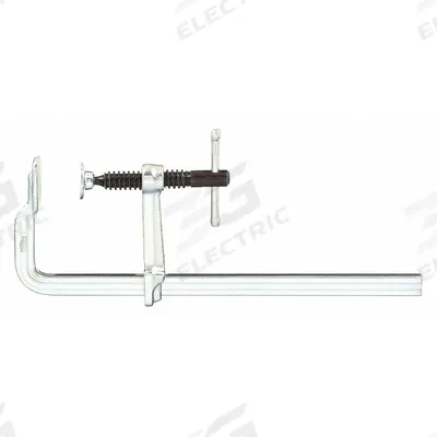 BESSEY Bar Clamp: Light Duty, Sliding T Handle, 12 in Jaw Opening - Max, 400 lb Clamping Force - Bar Clamps