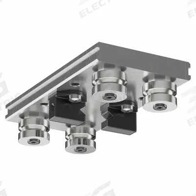 HEPCOMOTION Carriage: For 44 mm Rail Wd, Roller, GV3 Std Carriage, 35.8 mm Carriage Ht - HepcoMotion GV3 Roller Carriages