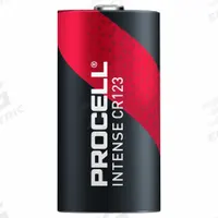 DURACELL PROCELL Battery: 123 Battery Size, Lithium, 1,600 mAh Capacity, 3V DC, 12 PK (MPN CR123). Key specifications — attr114739: Lithium; attr117152: DURACELL PROCELL.
