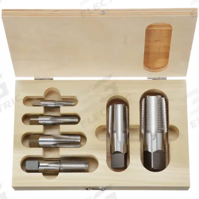 CHICAGO-LATROBE Pipe Tap Set: 6 Pc - Pipe Tap Sets