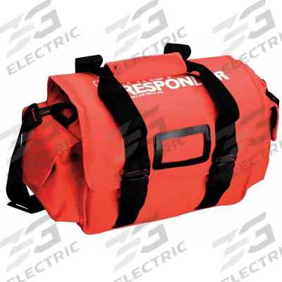 FIRST AID ONLY First Responder Bag: 8 in L x 7 1/2 in W x 16 in D, Cordura, Red - Medical Duffel Bags