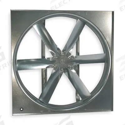 Dayton Supply Fan: 36 in Blade, Stamped - Belt-Drive Panel Supply Fans without Drive Package