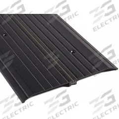 NATIONAL GUARD Door Threshold: Saddle, Aluminum, 4 ft Lg (MPN 8428DKB-48). Key specifications — Brand: NATIONAL GUARD; Transition Type: Fluted.