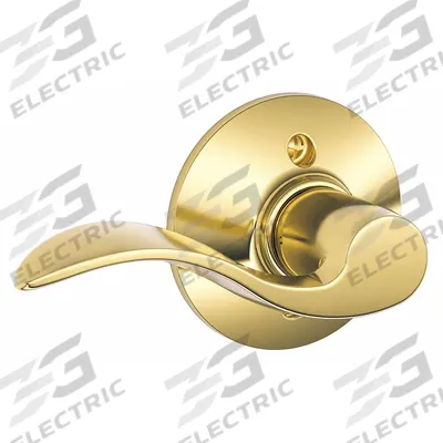 SCHLAGE Door Lockset: Dummy Lever Locksets, Brass