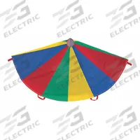 CHAMPION SPORTS Physical Education Parachute: 6 ft Overall Dia, Ripstop Nylon, 8 Handles (MPN NP6)