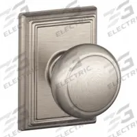 SCHLAGE Door Lockset: Passage Knob Locksets, Nickel (MPN F10 AND 619 ADD). Key specifications — Lockset Style: Addison.
