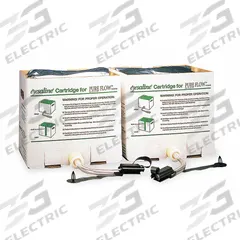FEND-ALL BY PIP Eyewash Cartridge: 3.5 gal Cap, Fendall Pureflow 1000/Eyesaline, Fendall 1000 (MPN 32-001050-0000-H5). Key specifications — For Use With: Fendall Pure Flow 1000 Eyewash Stations; Sub-brand: Fendall Pureflow 1000; Eyesaline; Mixing Ratio: Premix Solution; Features: Easy Cartridge Replacement and Cartridges Remain Sealed until Activated; Product Type: Saline Cartridge; Series: Fendall 1000; Sub-Brand: Fendall 1000.