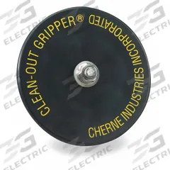 CHERNE Pipe Plug: Hex Nut, End of Pipe, For 4 in Pipe, Natural Rubber Plug (MPN 270188). Key specifications — Plate Material: ABS; Included Water Fill Port/Hose: Not Included.