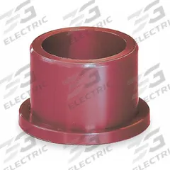 IGUS Flanged Sleeve Bearing: Polymer, 1/2 in Bore, 3/4 in OD, 1/2 in Overall Lg, Dark Red, 5 PK (MPN RFI-0812-08). Key specifications — Brand: IGUS; Color: Dark Red.