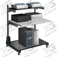 HERGO Medical Workstation: 36 in Overall Wd, 35 in Overall Dp, 42 in Overall Ht, Black/Gray (MPN 95-00042-036). Key specifications — Caster/Glide Type: (2) Swivel; Brand: HERGO; Desktop Color: Gray; Desktop Material: Rubber; Product Type: Medical Workstation.