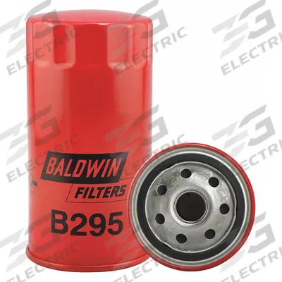 BALDWIN FILTERS Oil Filter: B295, 3/4"-16 Thread Size, 5 7/8 in Overall Ht - Spin-On Oil Filters