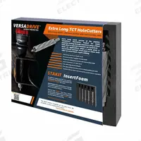 HOLEMAKER TECHNOLOGY Hole Cutter Set: 4 Pieces, 2 1/4 in Max. Cutting Dp, Carbide Tipped (MPN 101035-SET2). Key specifications — attr1098245: HOLEMAKER TECHNOLOGY; attr1098234: Carbide Tipped.