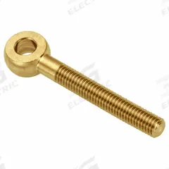 AMPG Fixed Rod End: Brass, Plain, 90 mm Hole Center-to-End Lg, Right Hand, M8-1.25 Thread Size (MPN ZEBM8X90-BR). Key specifications — attr952243: AMPG.